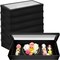 6 Pcs Valentines Empty I Love You Fillable Flower Gift Boxes Cardboard Heart Shaped Letter Boxes with Clear Window Valentine's Day Gift Boxes for Flower Wrapping DIY Arrangements(I Love U)